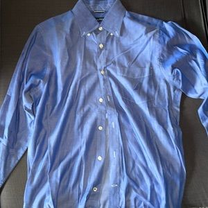 Blue nautica dress shirt new/barely used only wore once got as a gift